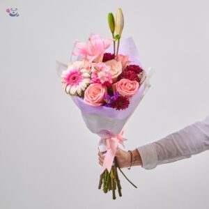 Ramo primaveral rosa